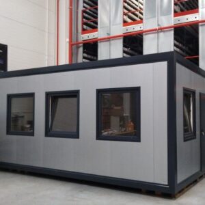 18 m² Bürocontainer – isoliert und komplett ausgestattet – Bild 1