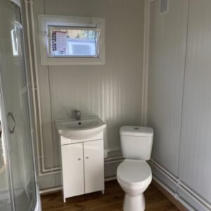Bürocontainer / Wohncontainer mit Bad und Dusche – Bild 8