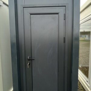 Sanitärmodul WC – Einfachausführung, Farbe Grau – Bild 2