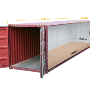 40-Fuß High Cube Seecontainer – Gebraucht – Bild 2
