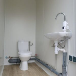 DOPPELTER SANITÄRCONTAINER MIT 2 KABINEN – WC UND DUSCHE – Bild 6