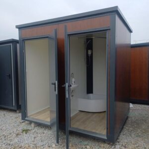 DOPPELTER SANITÄRCONTAINER MIT 2 KABINEN – WC UND DUSCHE – Bild 10