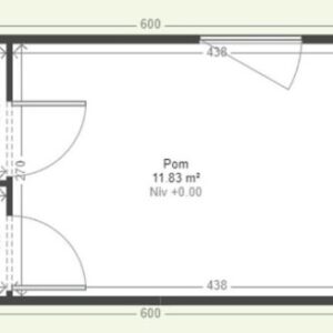 Sanitär- / Umkleidecontainer 6 × 2,9 m – Bild 2
