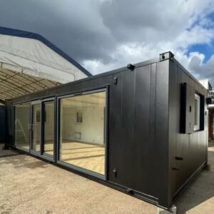 40-Fuß Modulcontainer – Büro / Aufenthaltsraum mit Erkerfenstern – Bild 9