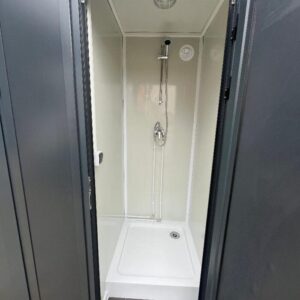 SANITÄRCONTAINER WC + DUSCHE – ANSCHLIESSBAR – GRAU – Bild 4